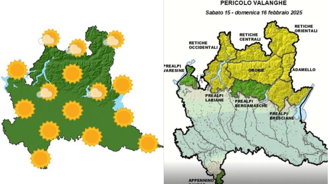 Previsioni meteo in Lombardia: weekend di cielo sereno e soleggiato