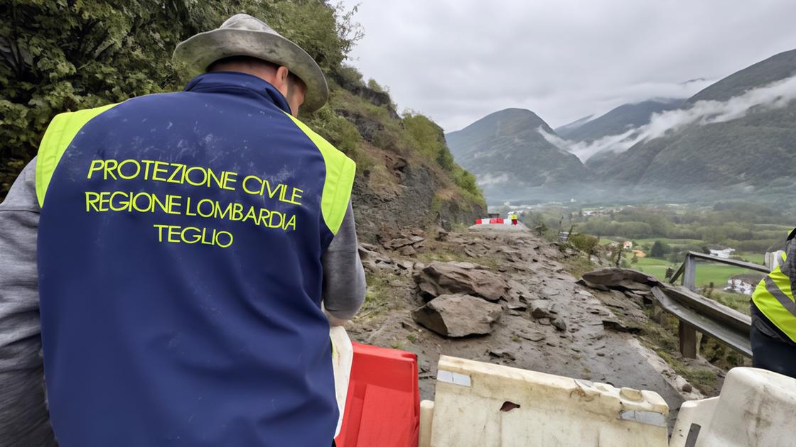 Pioggia e frane in Valtellina. Due famiglie evacuate nella frazione Tresenda