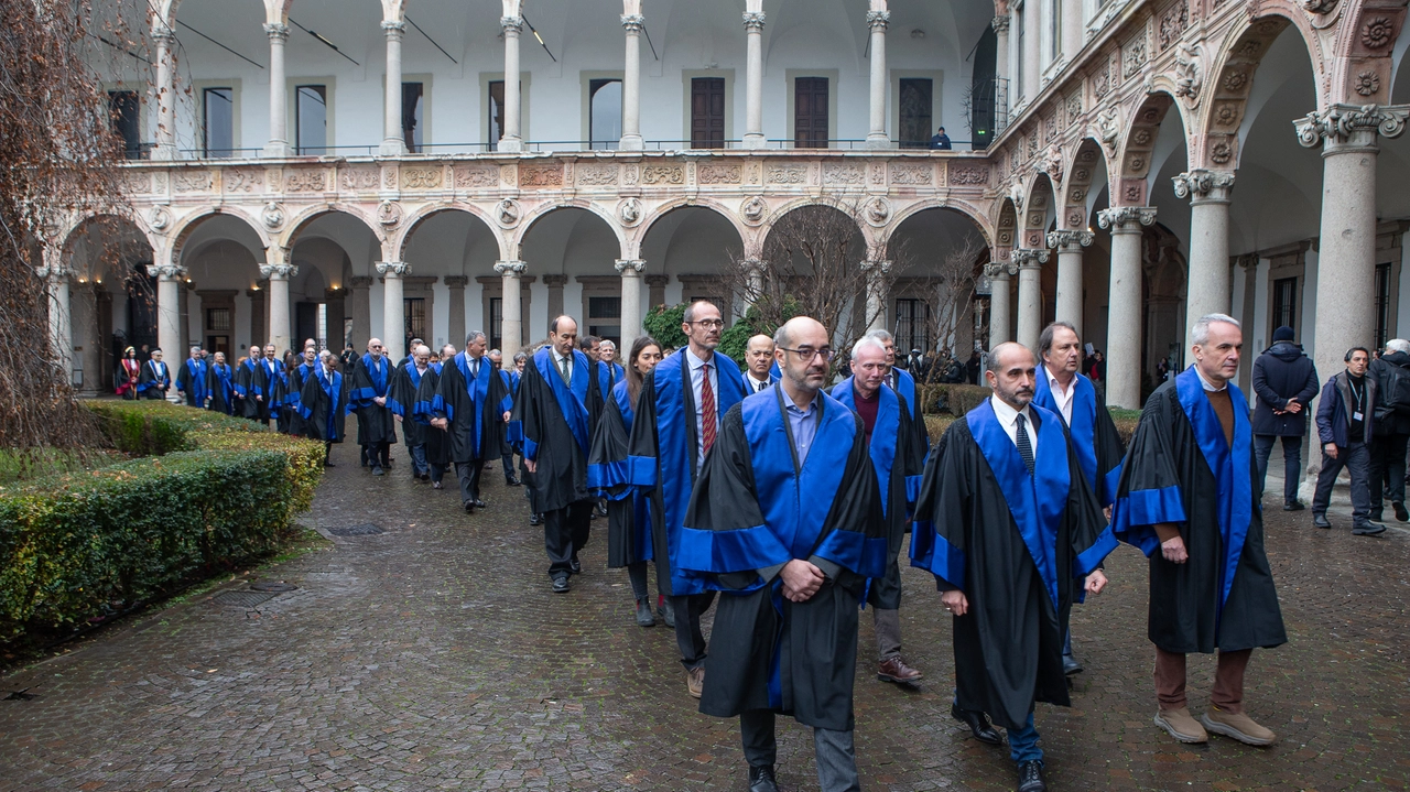 UNIVERSITA' STATALE:  INAUGURAZIONE ANNO ACCADEMICO 2024-25  MILANO, 20 GENNAIO 2025, ANSA/DAVIDE CANELLA