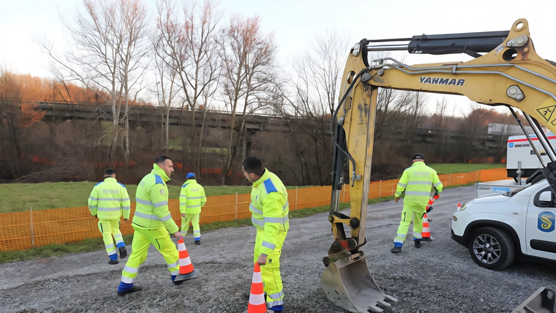 Il ministro delle infrastrutture nell’area interessata dal maxi intervento "Dopo i Giochi invernali, continueremo a investire su questa strada".