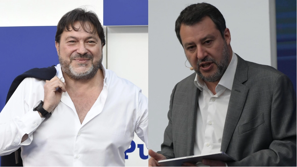 Sigfrido Ranucci e Matteo Salvini