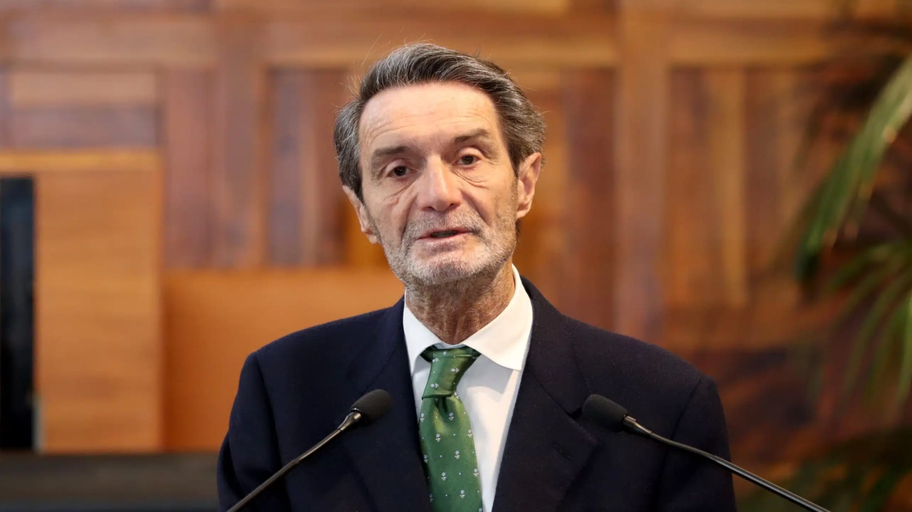 Il presidente di Regione Lombardia, Attilio Fontana