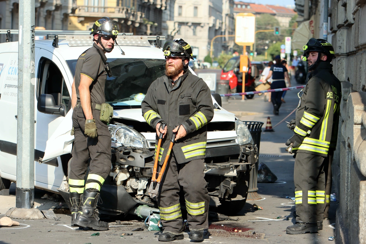 Milano 01082024 Incidente Via Boccaccio foto Paolo Salmoirago