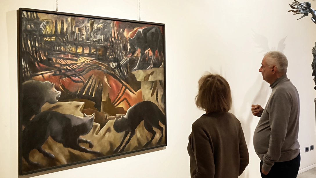 Fino al 30 gennaio la Sala Viterbi del Palazzo della Provincia di Bergamo ospita “10+Modern art“