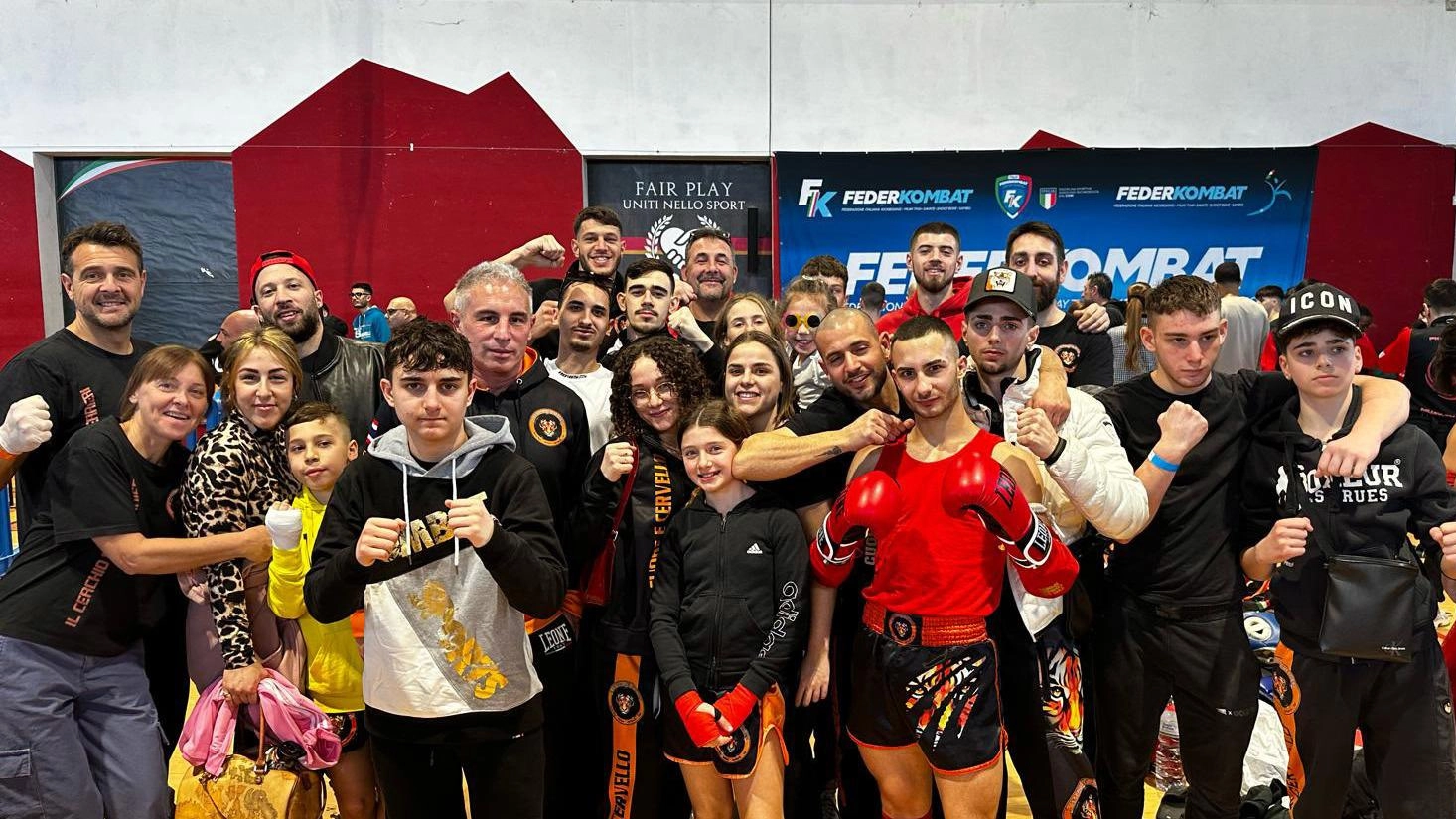Spedizione vincente a Roma per il Cerchio dei guerrieri al campionato di Muay Thai