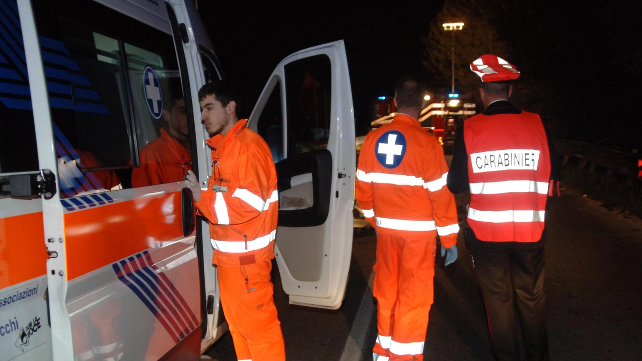 Notte impegnativa per i soccorritori (foto archivio)