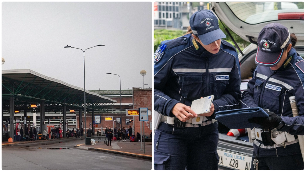 I controlli della polizia locale alla stazione dei bus di Lampugnano hanno avviato l'inchiesta sul traffico di esseri umani