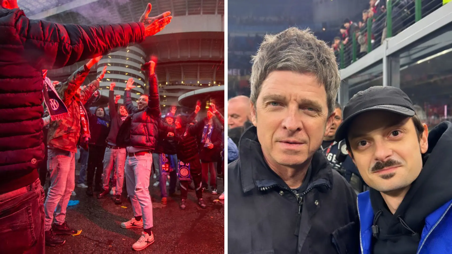 Derby Milan-Inter, tantissimi i vip a San Siro: ecco chi c’è. E a sorpresa spunta Noel Gallagher