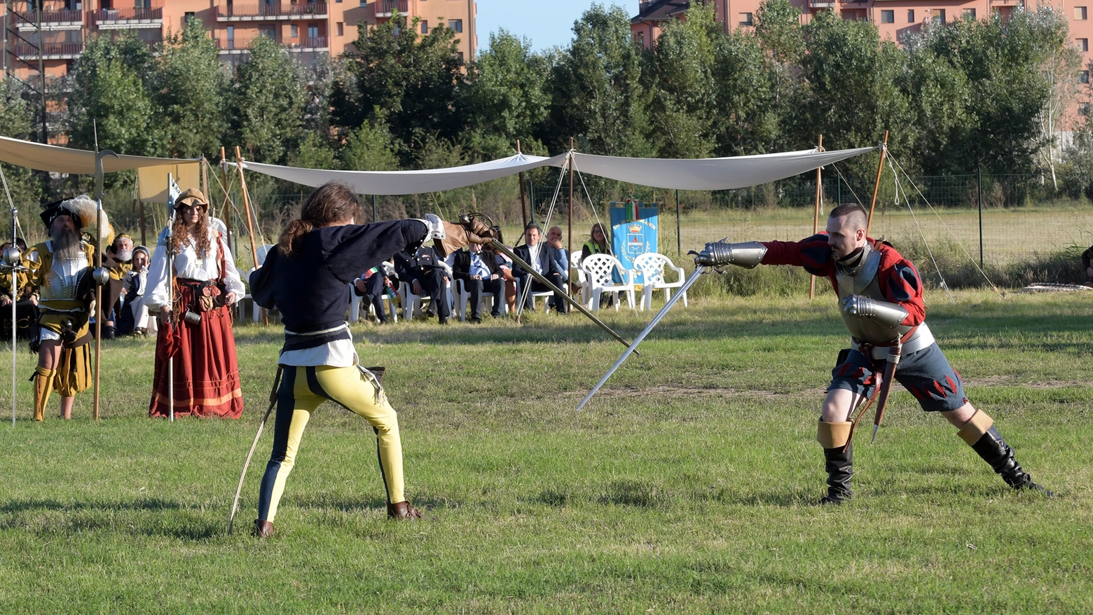 San Giuliano Milanese, rievocazione storica della battagli dei giganti