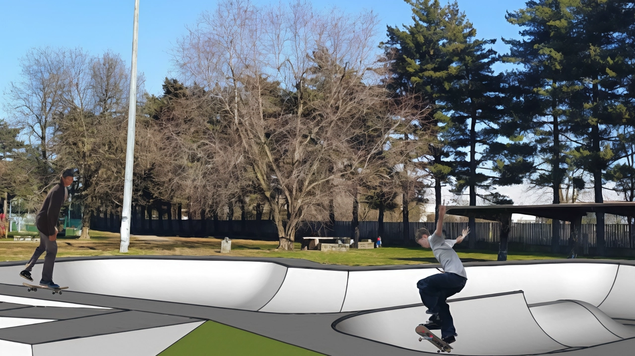 Il rendering del futuro skatepark è stato sottoposto ai consigli dei ragazzi in attesa di utilizzarlo