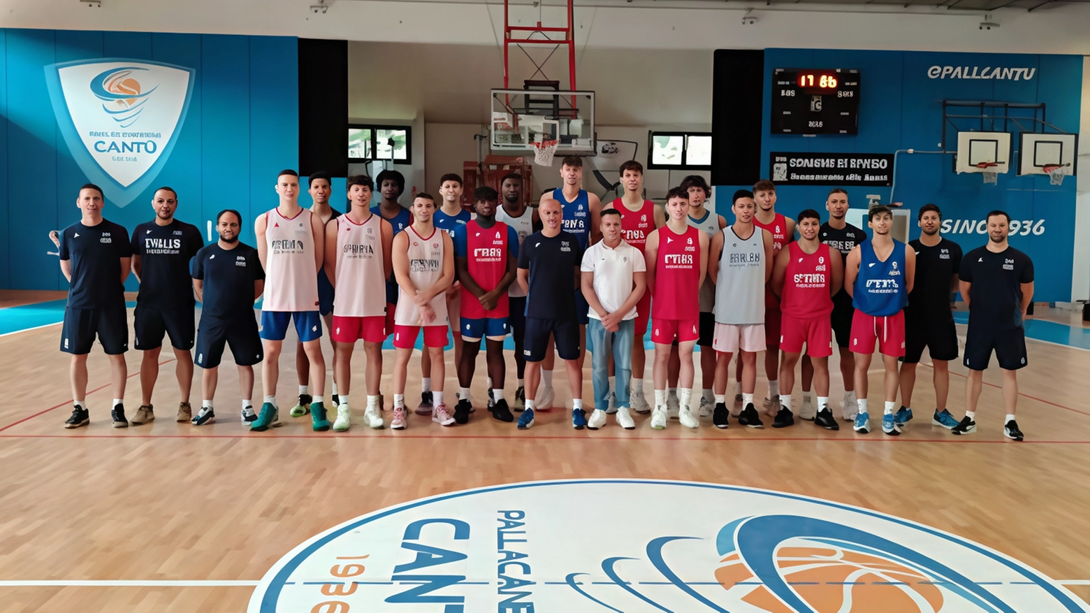 Basket Under 18, allenamenti in vista dei campionati europei a un anno dalla convenzione con Cantù