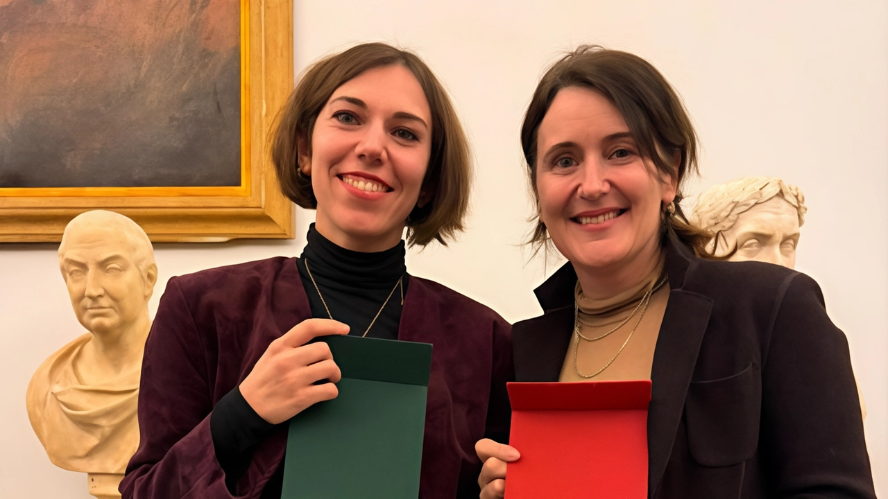 L’assessora Arianna Bettin e la responsabile dei Musei civici Sarah Mongelli