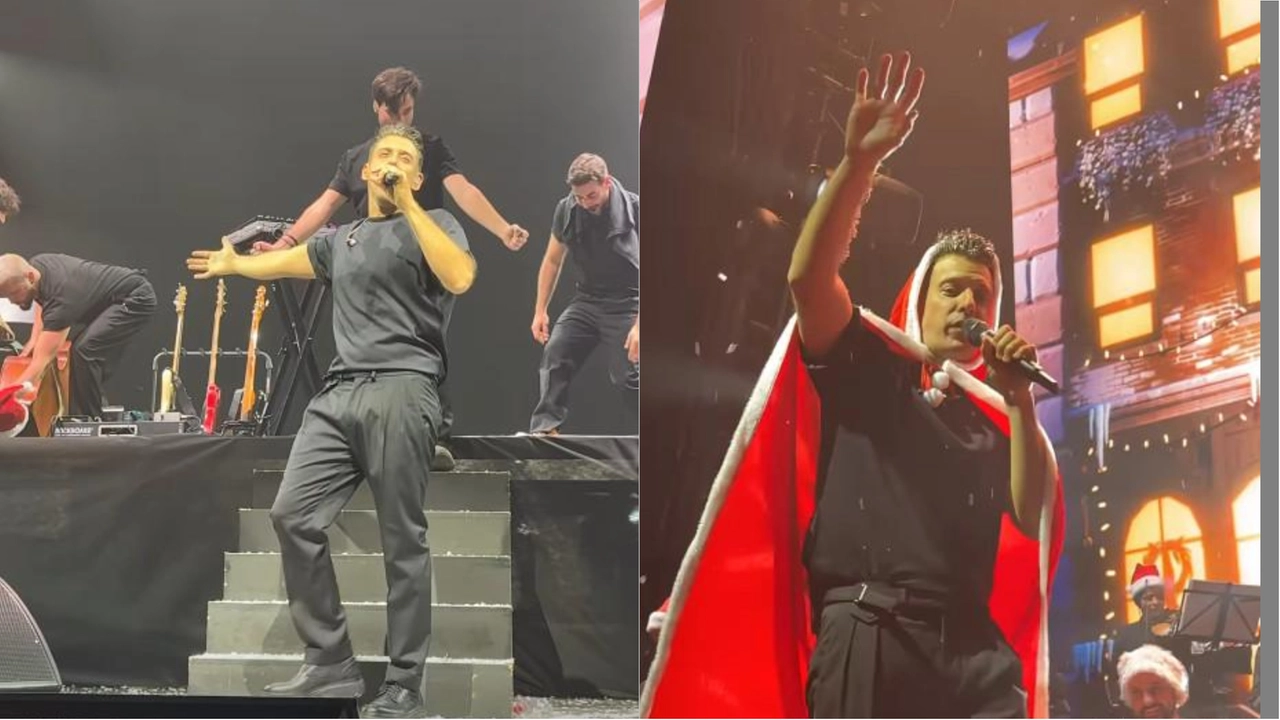 Francesco Gabbani al Forum di Milano (Instagram @francescogabbani)