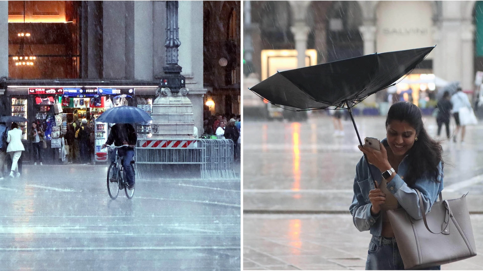 Dopo un weekend soleggiato tornano piogge e maltempo in Lombardia