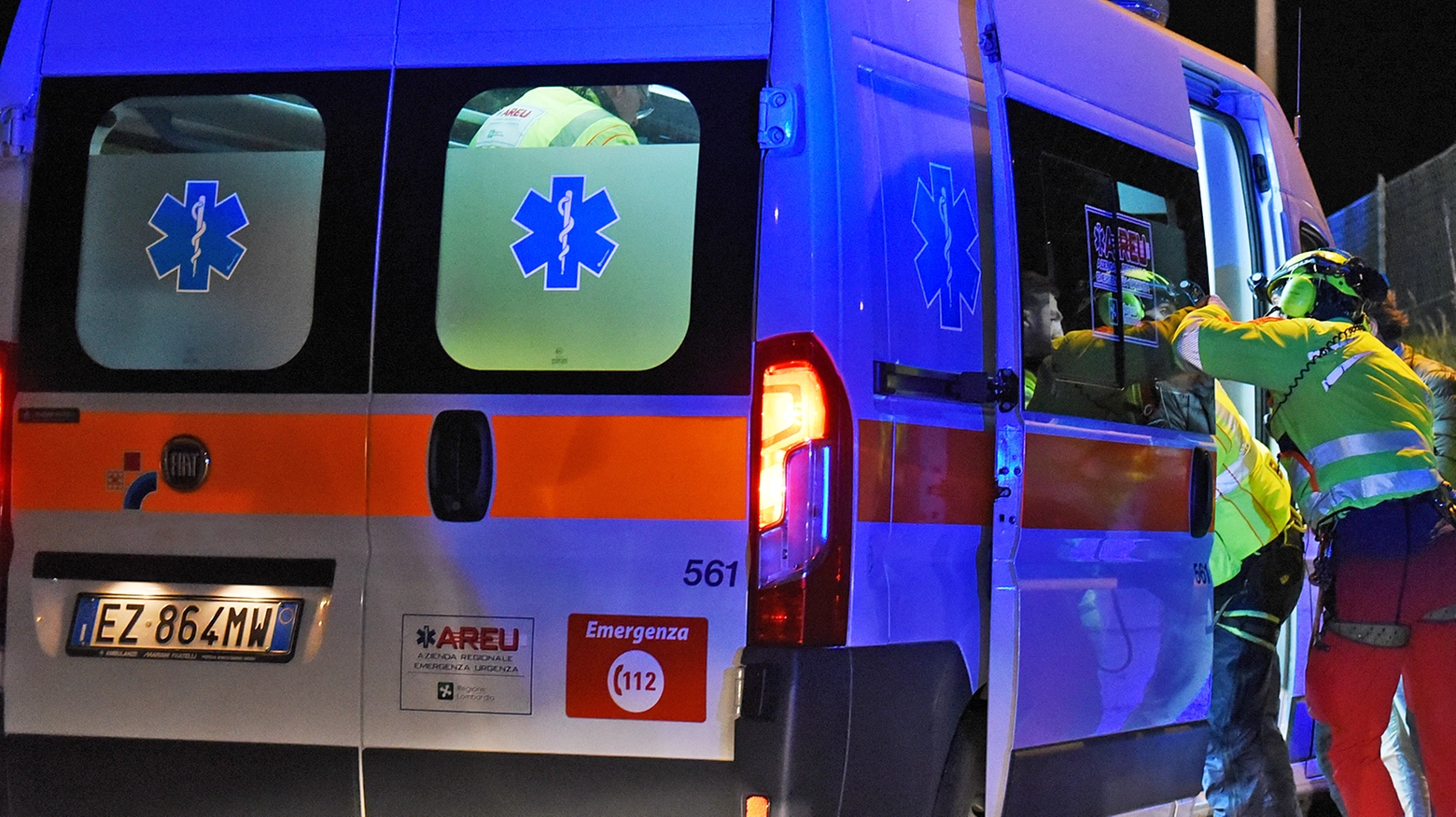 Ambulanza in azione (Foto archivio)