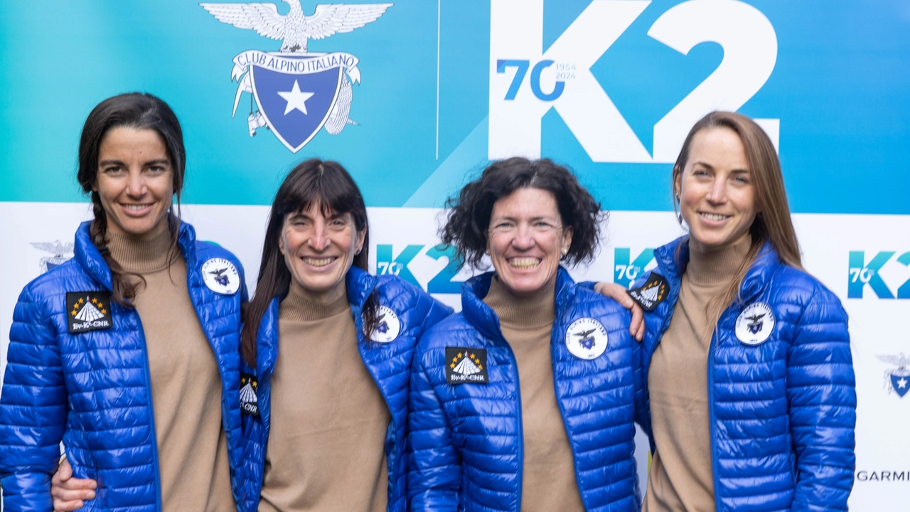 Federica Mingolla, Silvia Loreggian, Cristina Piolini e Anna Torretta: le atlete italiane che fanno parte della spedizione femminile K2-70