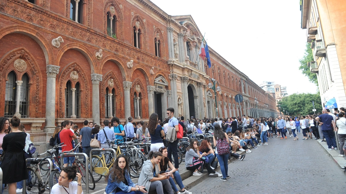 L'Università Statale di Milano in via Festa del Perdono