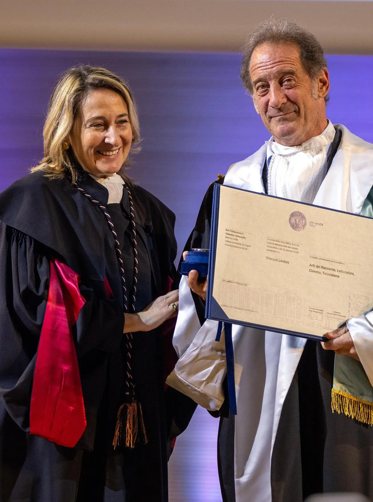 Master ad honorem per Vincent Lindon