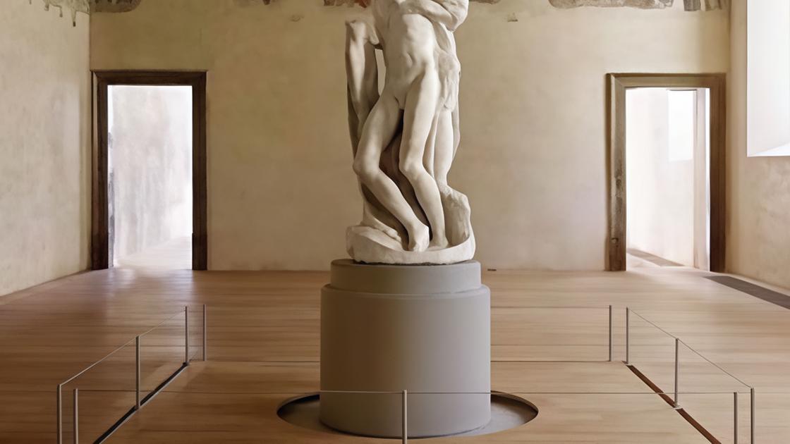 Salone del Mobile 2025: installazione di Robert Wilson con la Pietà Rondanini