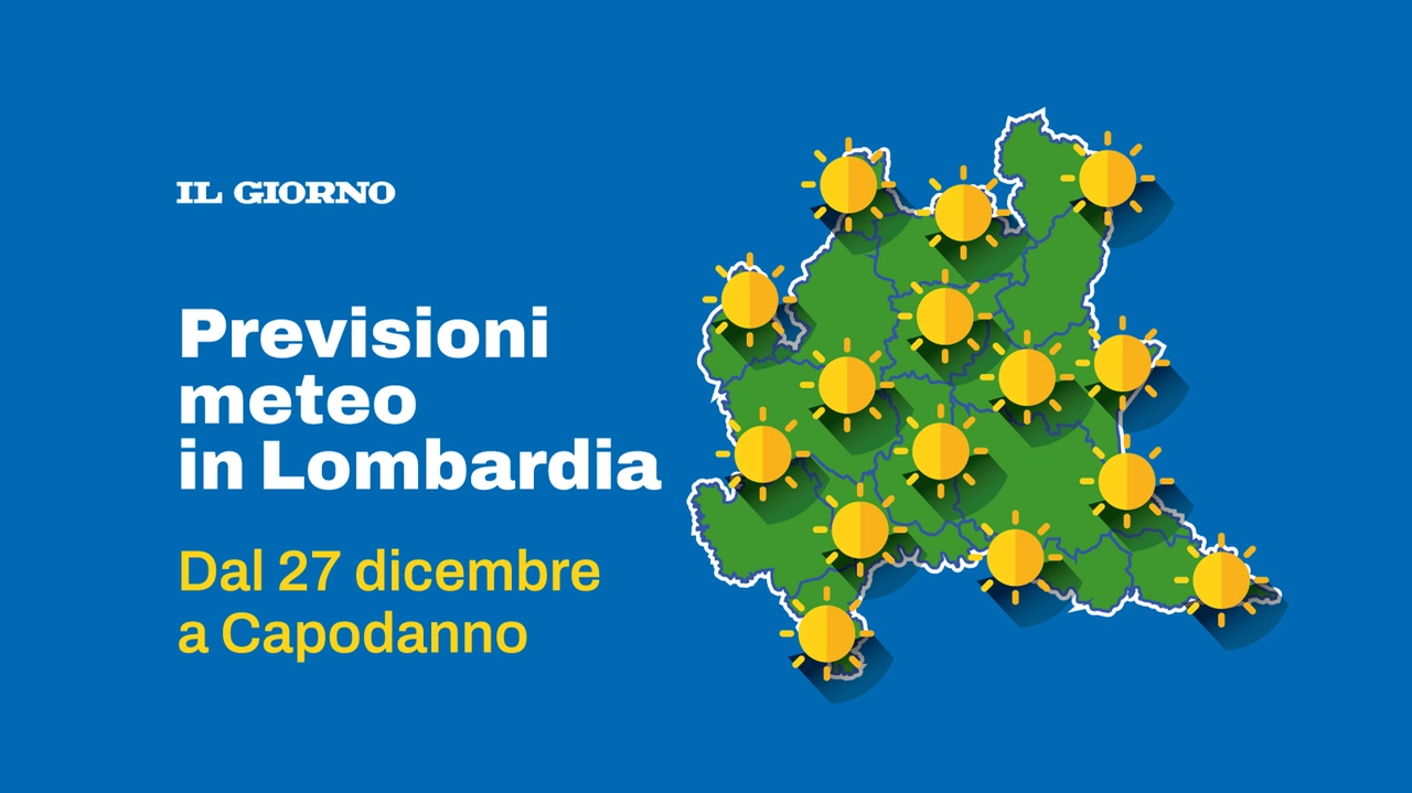 Che tempo farà in Lombardia sino a Capodanno?