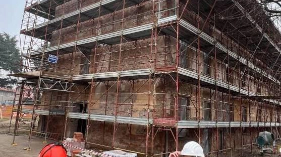 Busto Arsizio, il sindaco in sopralluogo al cantiere