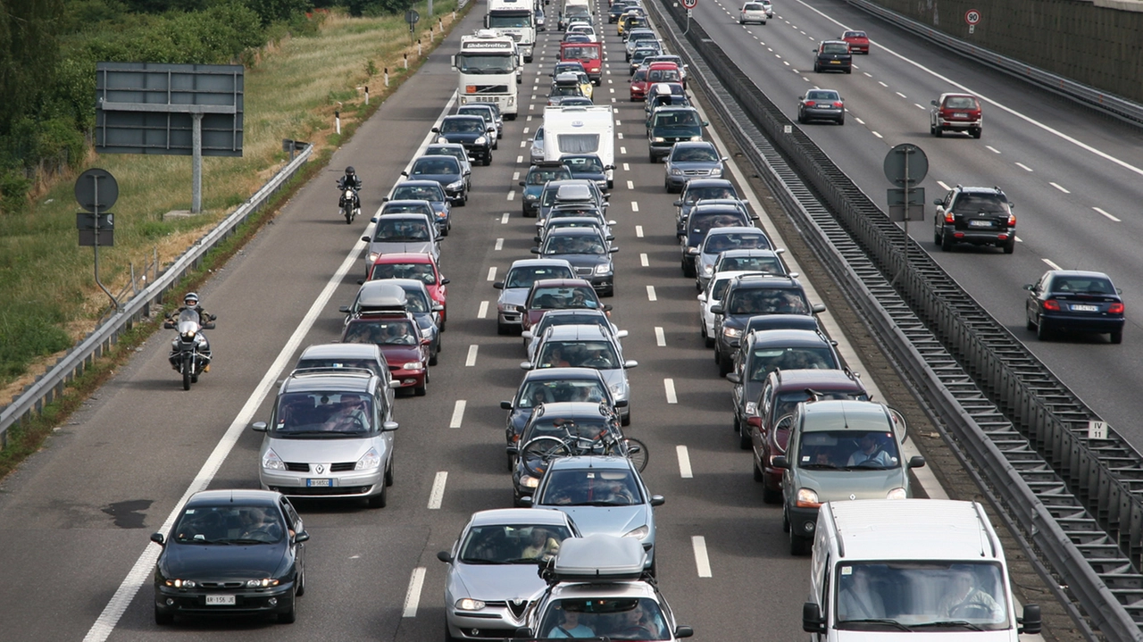 Traffico sulla Tangenziale di Milano