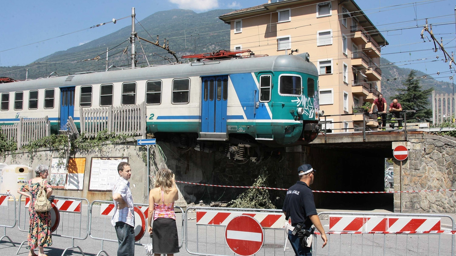 SONDRIO DERAGLIAMENTO TRENO 2007 - 