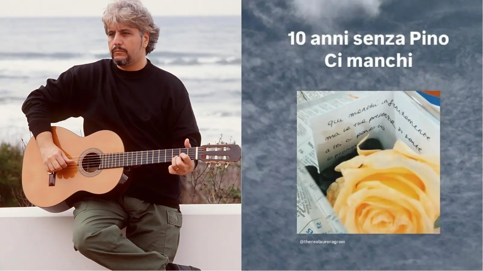 Aurora Ramazzotti e i 10 anni senza Pino Daniele: “Ci manchi”. Il messaggio e l’amicizia profonda con Sara