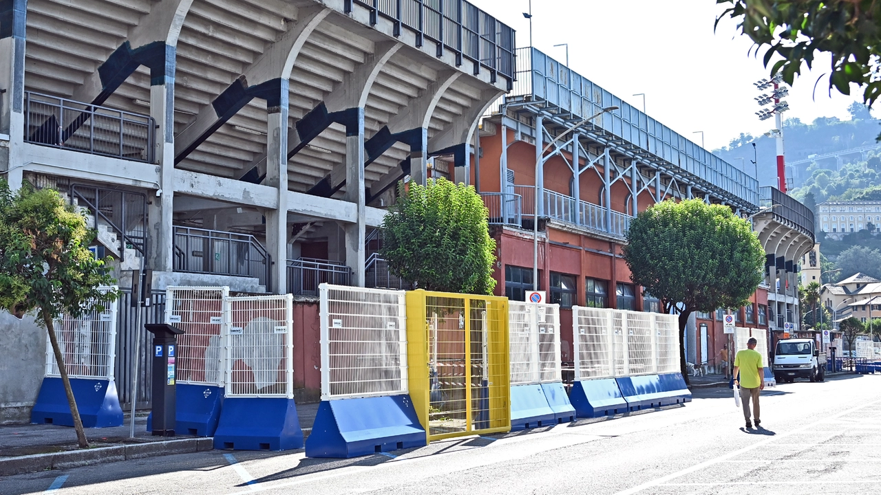 Prove di agibilità allo stadio Sinigaglia di Como