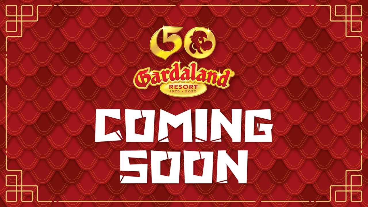 Il logo per il 50esimo anniversario di Gardaland