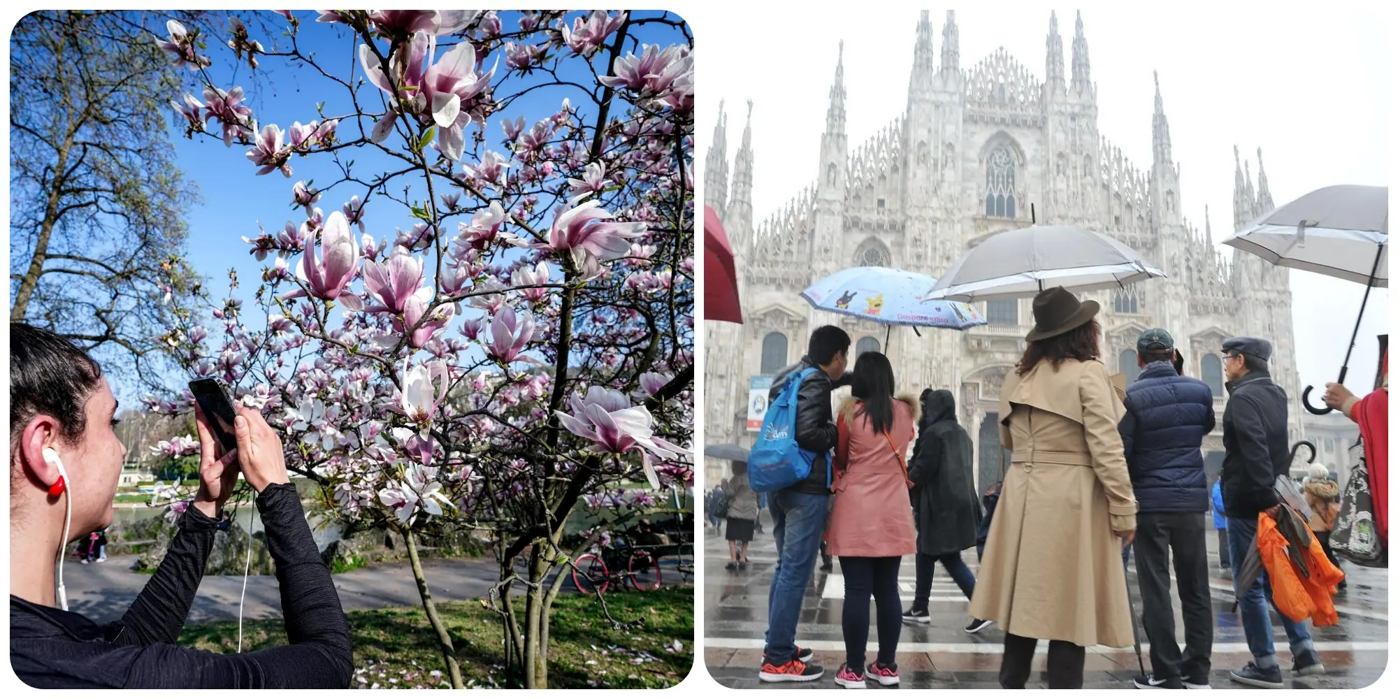 Temporali e pioggia a Milano e in Lombardia dopo l