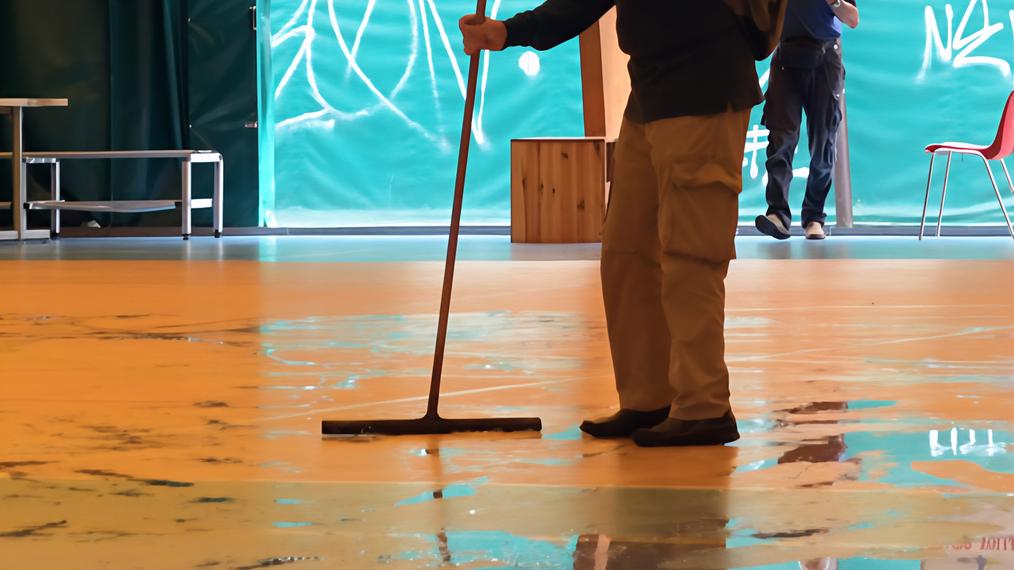 Palestra allagata. È polemica