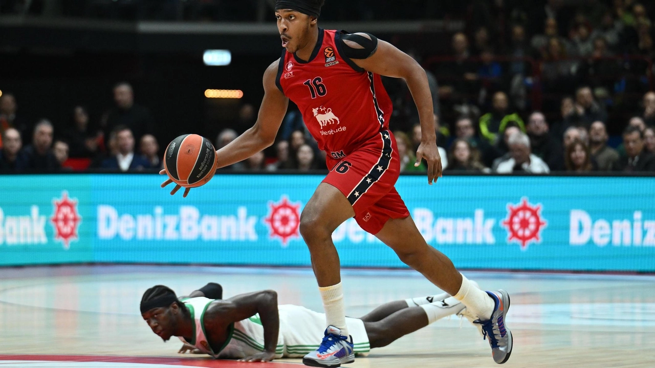 Zach LeDay (30 anni, Olimpia Milano) ha messo a segno 33 punti durante la sfida di ieri sera al Forum contro il Panathinaikos