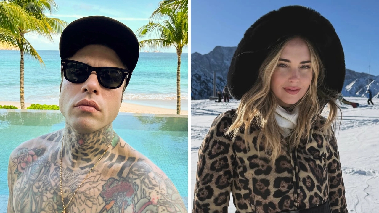 Fedez sull'isola caraibica di Saint-Barthélemy, Chiara Ferragni sull'Alpe di Siusi in Aldo Adige