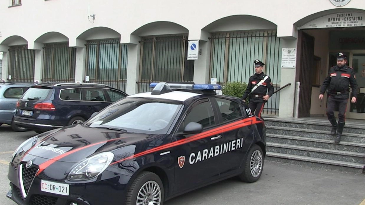 La sede dei carabinieri di Tirano