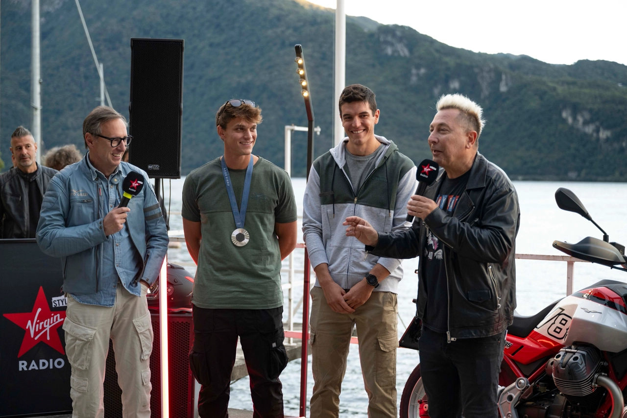 Andrea Panizza, medaglia d’argento a Parigi 2024, premiato da Ringo