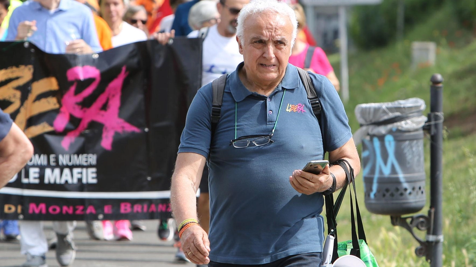 Valerio D’Ippolito, 74 anni, ha aperto la prima sezione dell’associazione Libera in Brianza nel febbraio del 2011