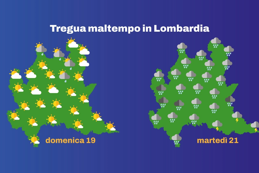 L'evoluzione della situazione meteo in Lombardia nelle prossime ore