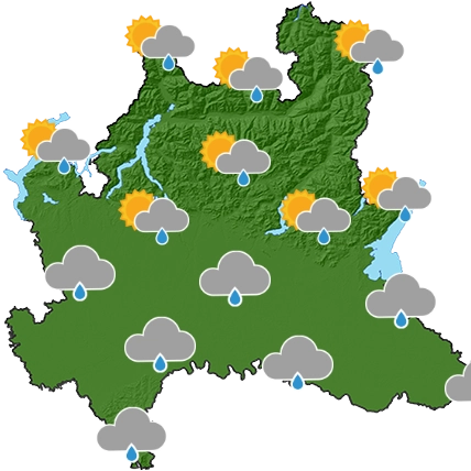 Le previsioni per giovedì 16 maggio