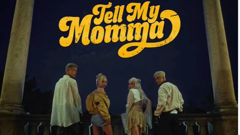 Tell My Momma, un frame video del nuovo singolo dei KARD (Profilo facebook Palazzo Arese Borromeo)