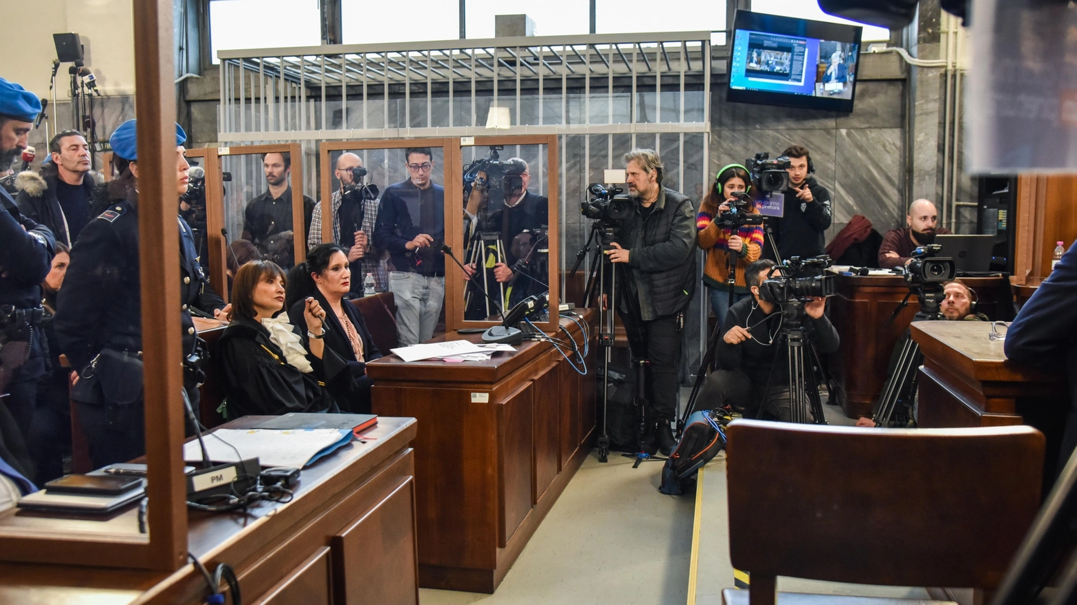 L'udienza del processo a Alessia Pifferi nell'aula della Corte d'Assise d'appello