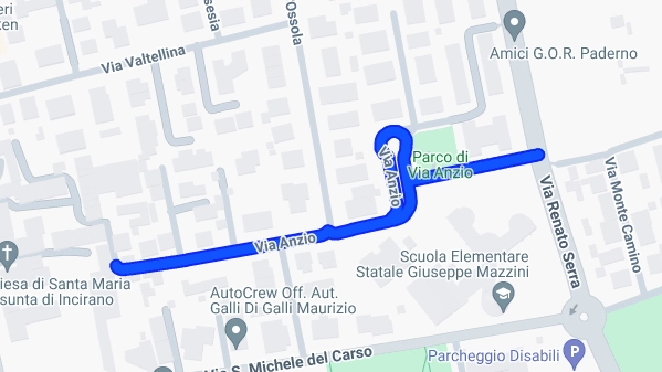 Via Anzio a Paderno Dugnano