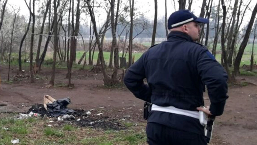 Intercettato dalla polizia locale (foto di archivio)