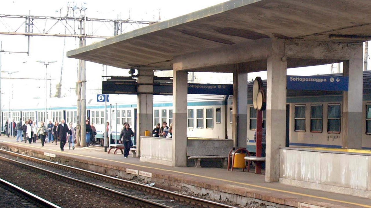 La stazione di Casalpusterlengo in una foto d'archivio