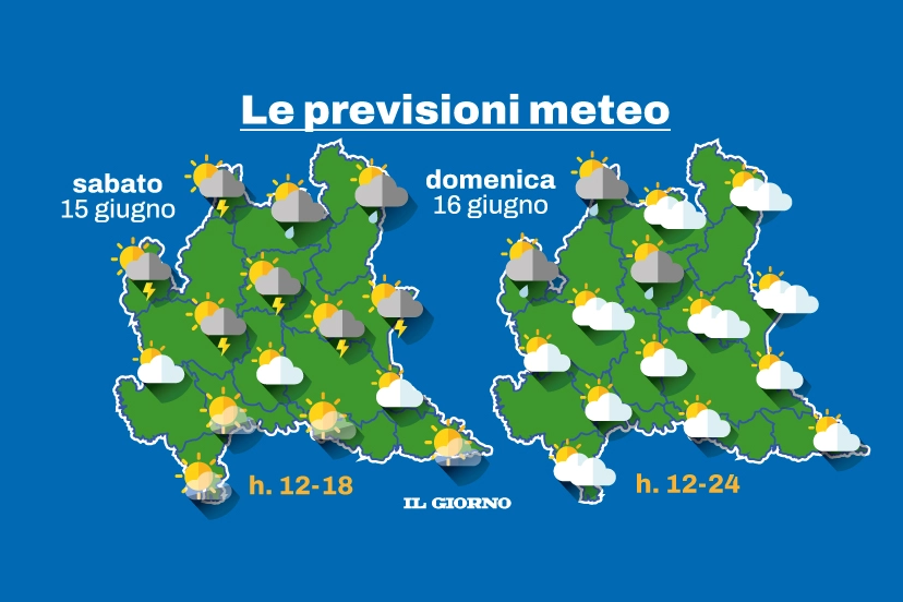 Le previsioni meteo per il fine settimana in Lombardia