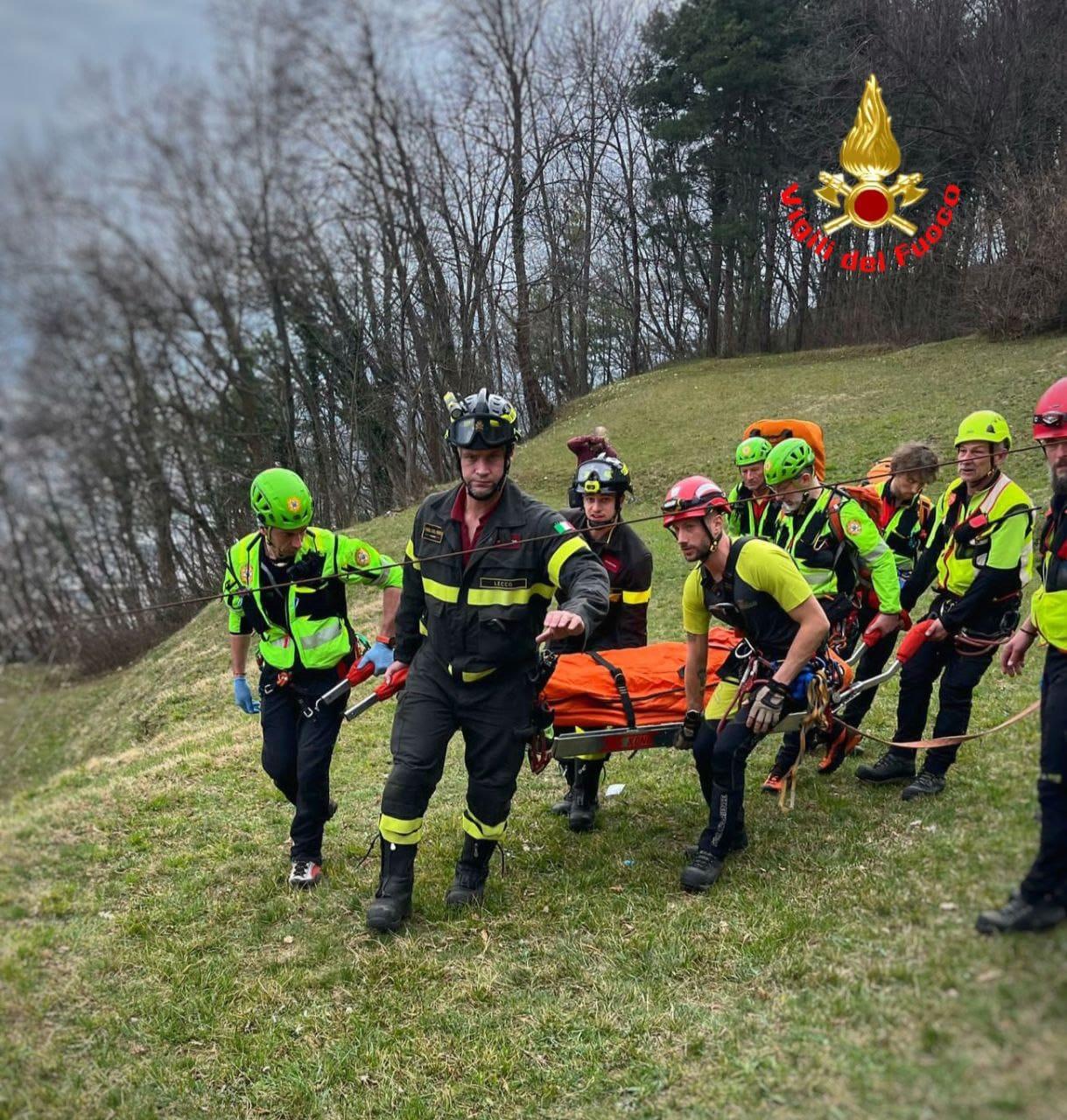 Valmadrera, escursionista soccorsa sul sentiero San Tommaso