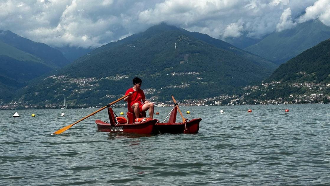 Colico, gli Amici di Claudio salvano coppia di giovani nel lago: non stavano più a galla