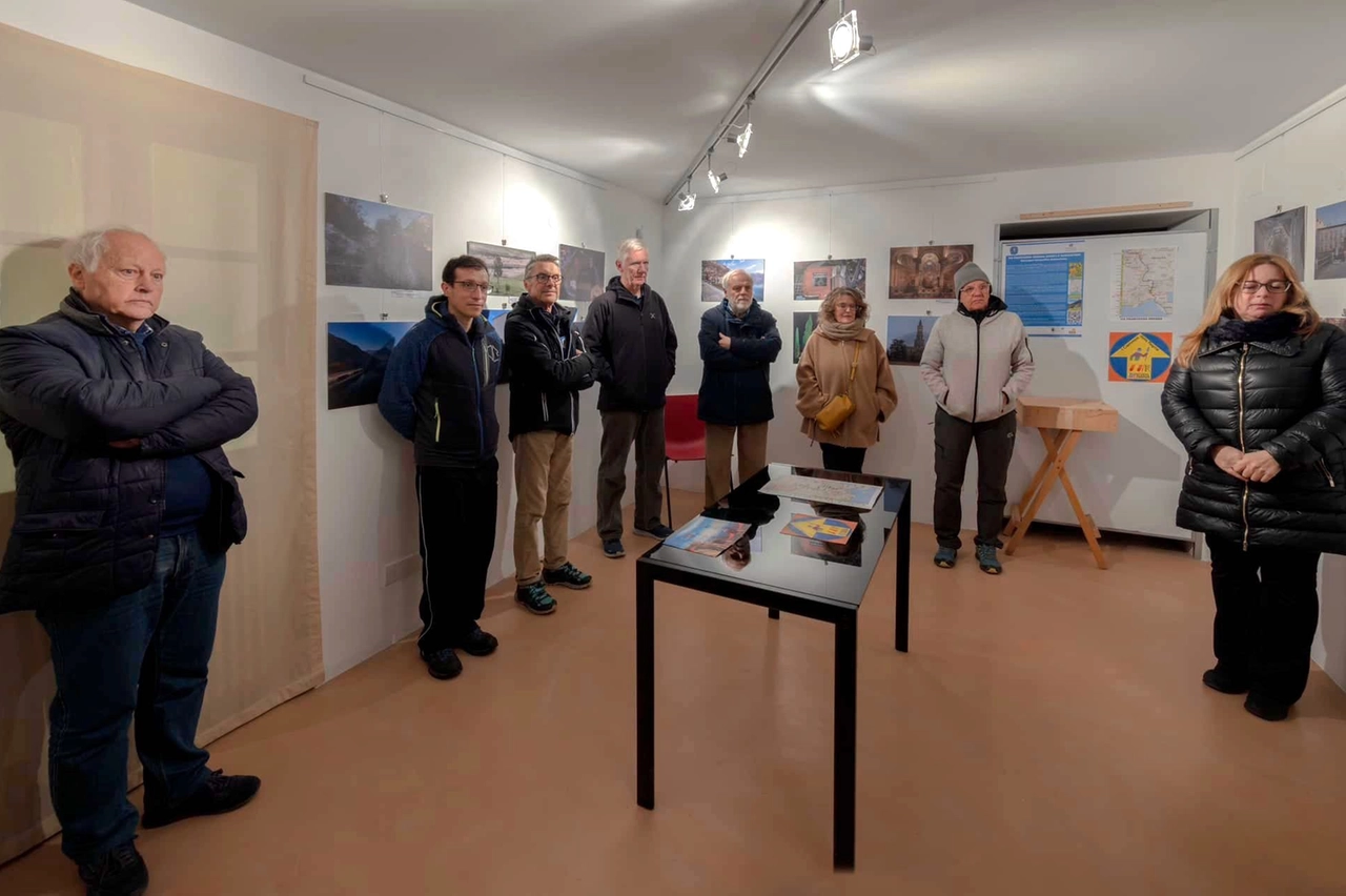 La mostra è stata allestita al museo Via Spluga di Campodolcino