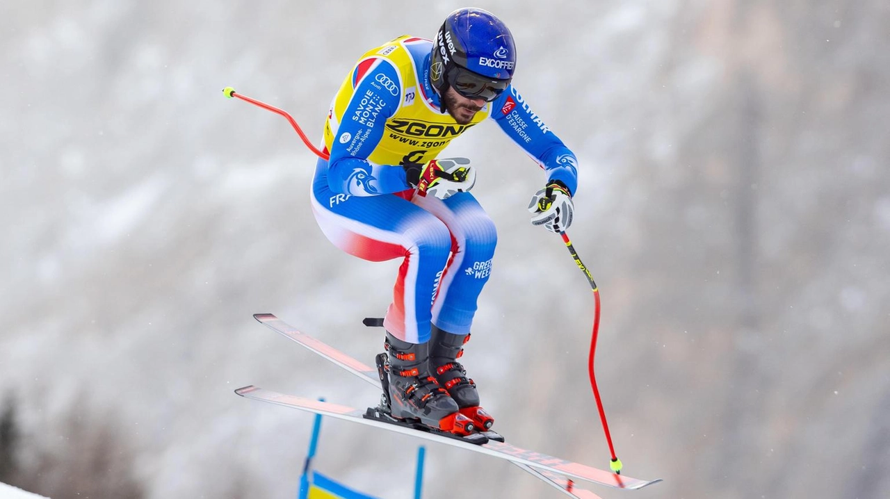 Il campione francese Sarrazin è caduto sulla pista Stelvio