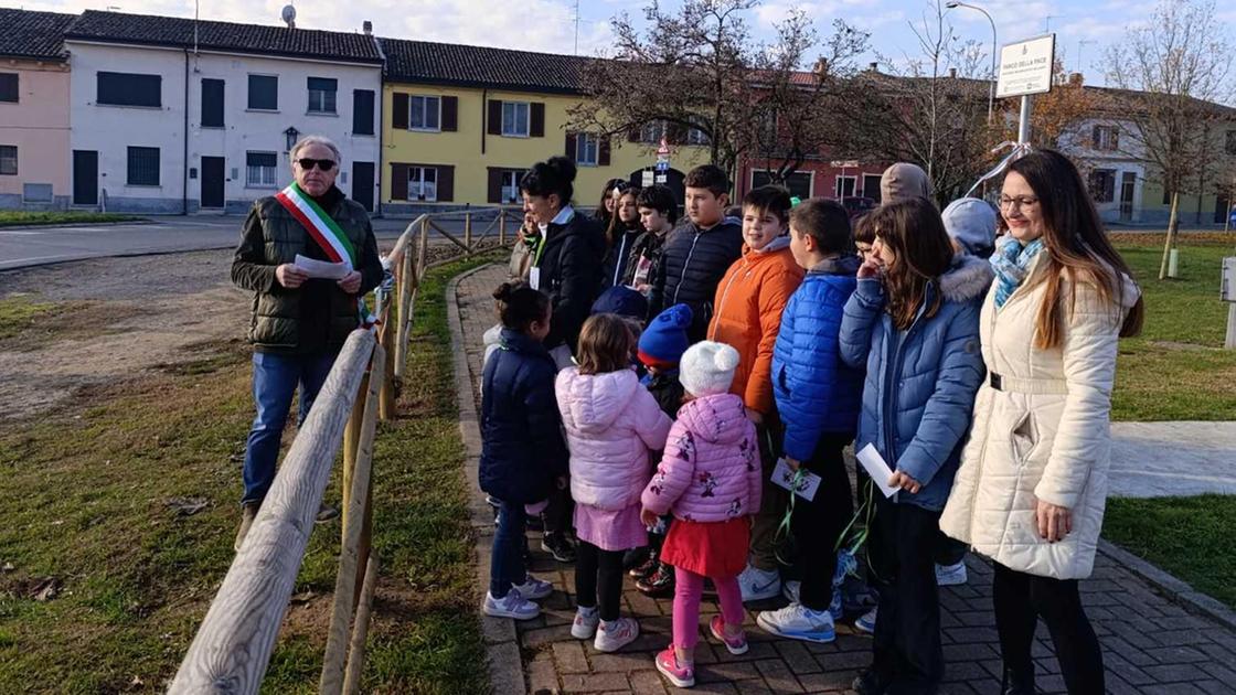 Inaugurato a Corno Giovine il Parco della Pace: un nuovo spazio inclusivo per tutti